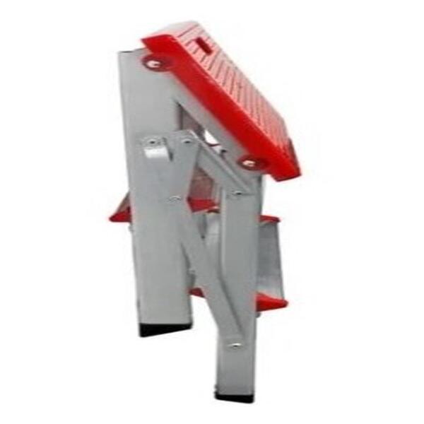 Escada 1 Degrau + 1 Banqueta-bilateral Alumínio Reforçada - Imagem 4