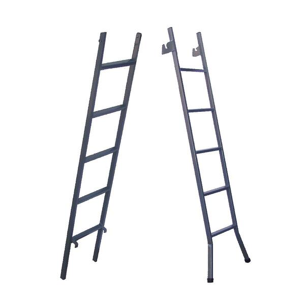 Escada 3 Em 1 Extensiva Em Chapa De Aço 13 E 7 Degraus 390cm - Imagem 5