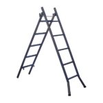 Escada 3 Em 1 Extensiva Em Chapa De Aço 15 E 8 Degraus 450cm - Imagem 2