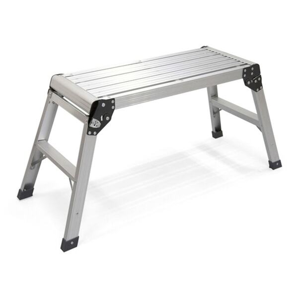 Escada Alumínio Dobrável Espaçofix Plataforma Banqueta 49 Cm - Imagem 1
