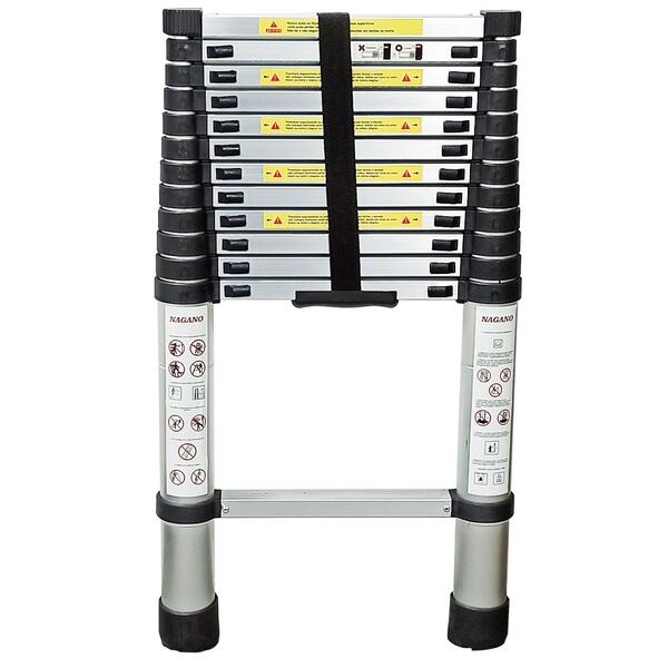 Escada Alumínio Telescópica 3.8 M 13 Degraus - Multifuncional - Imagem 2