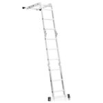 Escada Articulada Multifuncional 4x3 Alumínio Fortt 12 Degraus 3.34m - Eam4x3 - Imagem 4