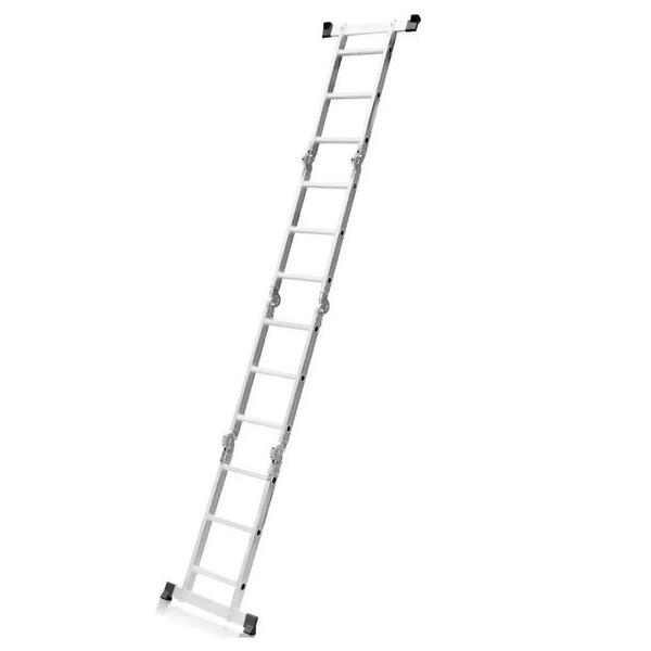 Escada Articulada Multifuncional 4x3 Alumínio Fortt 12 Degraus 3.34m - Eam4x3 - Imagem 3