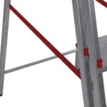 Escada De Alumínio 3 Degraus Duplos Linha Prática - Imagem 3