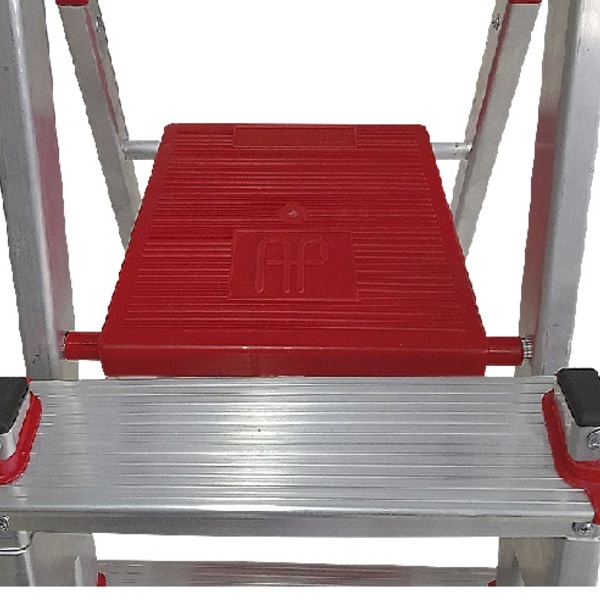 Escada De Alumínio 4 Degraus Duplos Linha Prática - Imagem 5