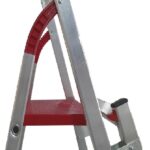 Escada De Alumínio 4 Degraus Duplos Linha Prática - Imagem 4