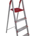 Escada De Alumínio 4 Degraus Linha Prática