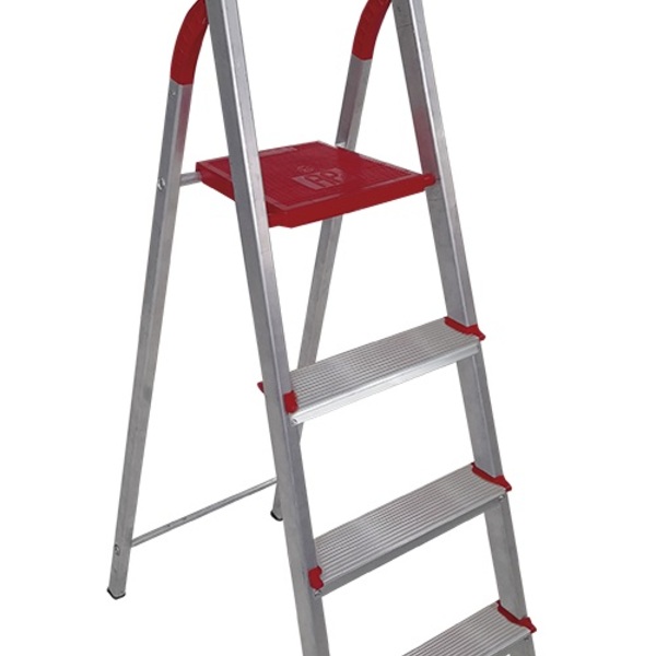 Escada De Alumínio 4 Degraus Linha Prática