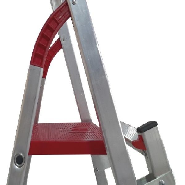 Escada De Alumínio 7 Degraus Duplos Linha Prática - Imagem 3