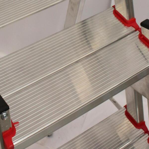 Escada De Alumínio Art Factory Com 8 Degraus Duplos - Imagem 5