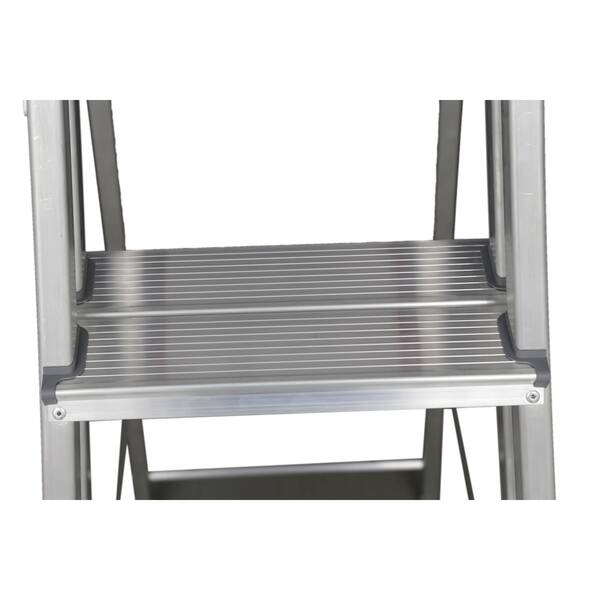 Escada De Alumínio Dupla 3 Degraus Natural 120kg Reisam - Imagem 5