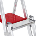 Escada De Alumínio Dupla 4 Degraus Natural 120kg Reisam - Imagem 4