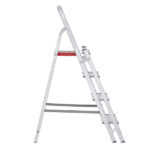 Escada De Alumínio Dupla 4 Degraus Natural 120kg Reisam - Imagem 3