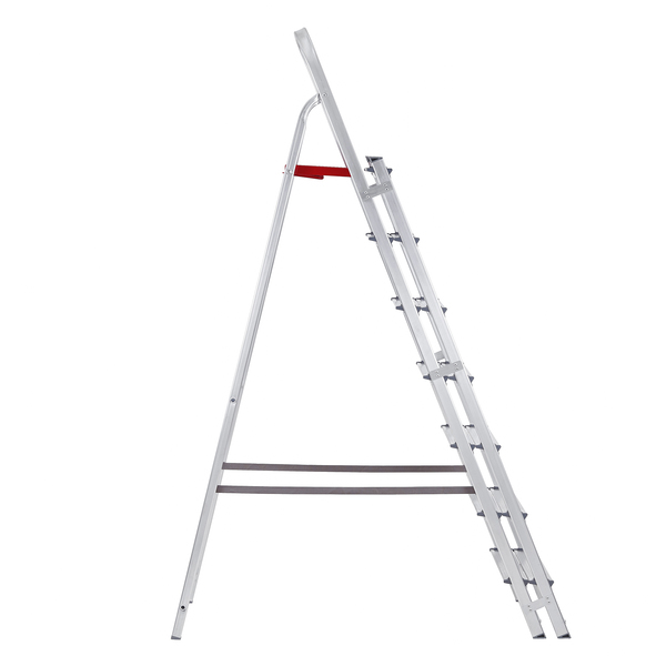 Escada De Alumínio Dupla 7 Degraus Natural 120kg Reisam - Imagem 3