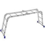 Escada De Alumínio Mor Multifuncional 4x3 12 Degraus Capacidade Para 150kg - Imagem 4