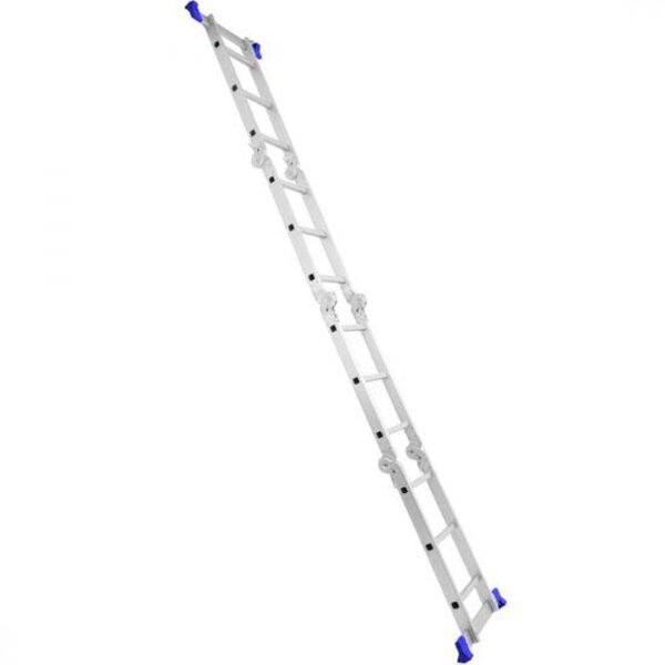 Escada De Alumínio Mor Multifuncional 4x3 12 Degraus Capacidade Para 150kg - Imagem 6