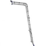 Escada De Alumínio Mor Multifuncional 4x3 12 Degraus Capacidade Para 150kg - Imagem 5