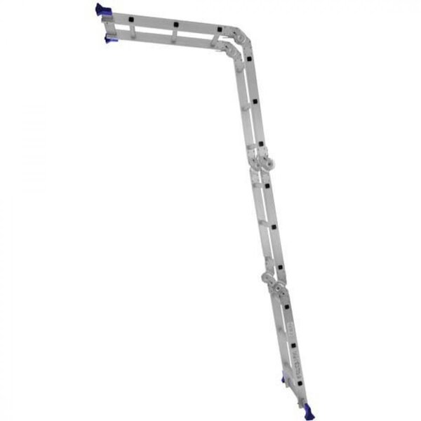 Escada De Alumínio Mor Multifuncional 4x3 12 Degraus Capacidade Para 150kg - Imagem 5