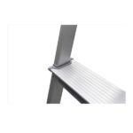 Escada Doméstica Aluminio 6 Degraus Natural 120 Kg Reisam - Imagem 3