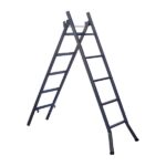 Escada Extensiva 3 Em 1 Metalon 30x20mm 7 E 14 Degraus 187cm - Imagem 2