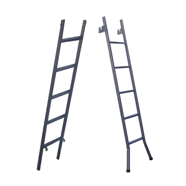 Escada Extensiva 3 Em 1 Metalon 40x20mm 6 E 12 Degraus 160cm - Imagem 3