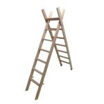 Escada Madeira Eucalipto Alongável 2 Partes 9 Degraus - Volpato, Tamanho: 9 Degraus - Imagem 3
