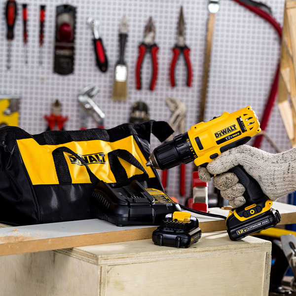 Furadeira e Parafusadeira de Impacto 3/8" 12V DCD710D2-BR 127V (110V) Dewalt - Imagem 7