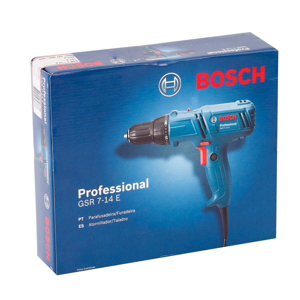 Furadeira e Parafusadeira Bosch 400W 3/8" GSR 7-14 E 220V - Imagem 7
