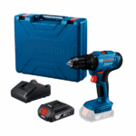 Furadeira e Parafusadeira Bosch com Impacto a Bateria com Carregador e Maleta 18V GSB 183-LI