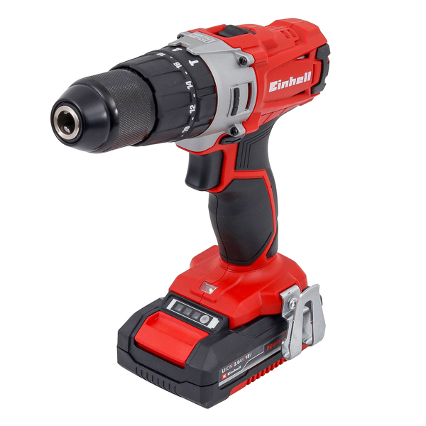 Furadeira e Parafusadeira de Impacto a Bateria Einhell com Maleta Carregador e 2 Baterias 18V 1/2" E-CD 18/2 Li-i 2B - Imagem 3