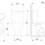 Kit Bacia Com Caixa Acessórios Instalação Saveiro Preto - Imagem 2