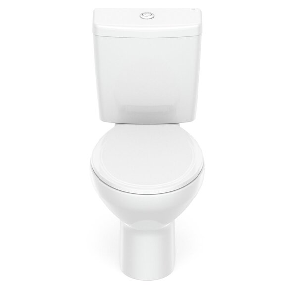 Kit De Bacia Com Caixa Acoplada E Assento Azálea Celite Branco - Imagem 3