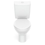 Kit De Bacia Com Caixa Acoplada E Assento Flamingo Incepa Branco - Imagem 4