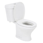 Kit Vaso Sanitário com Caixa Acoplada e Assento Branco Duplo Acionamento 3/6L Saída Vertical Infantil Icasa - Imagem 4