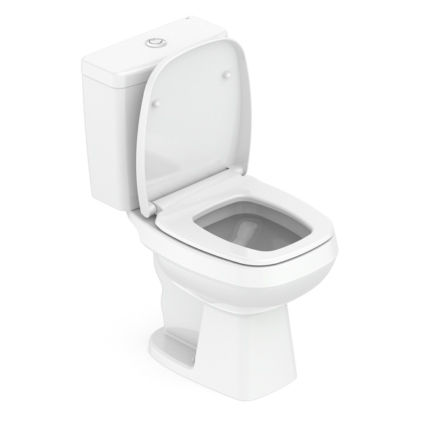 Kit Vaso Sanitário com Caixa Acoplada e Assento Branco Duplo Acionamento 3/6L Vertical City Celite - Imagem 6