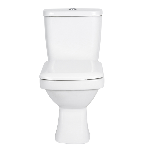 Kit Vaso Sanitário com Caixa Acoplada e Assento Branco Duplo Acionamento 3/6L Saída Vertical Lirio Fiori - Imagem 3