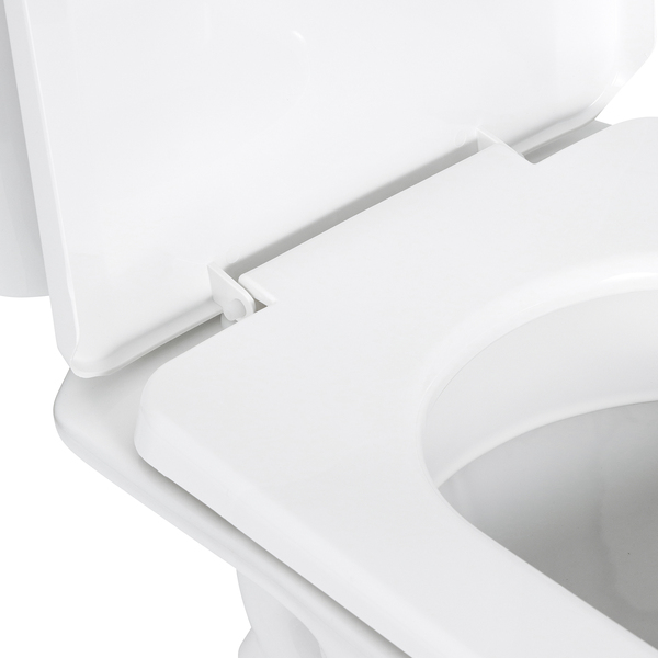 Kit Vaso Sanitário com Caixa Acoplada e Assento Branco Duplo Acionamento 3/6L Saída Vertical Lirio Fiori - Imagem 6