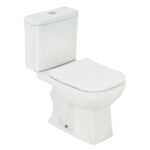 Kit Vaso Sanitário com Caixa Acoplada e Assento Branco Duplo Acionamento 3/6L Vertical Quadra Deca - Imagem 3