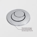 Kit Vaso Sanitário com Caixa Acoplada e Assento Branco Duplo Acionamento 3/6L Saída Vertical Thema Incepa - Imagem 6