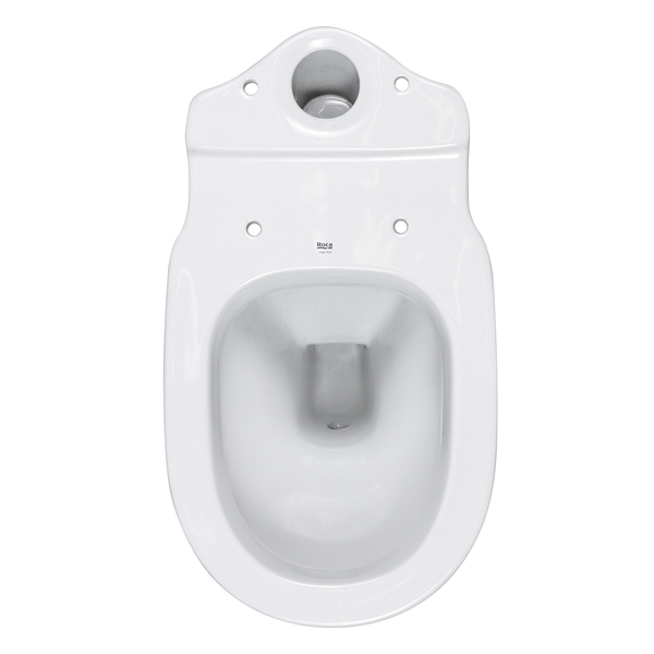 Kit Vaso Sanitário com Caixa Acoplada e Assento Branco Duplo Acionamento 3/6L Saída Vertical Round Roca - Imagem 10