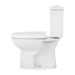 Kit Vaso Sanitário com Caixa Acoplada e Assento Branco Duplo Acionamento 3/6L Saída Vertical Round Roca - Imagem 6