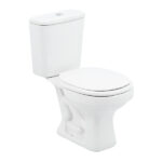 Kit Vaso Sanitário com Caixa Acoplada e Assento Branco Duplo Acionamento 3/6L Saída Vertical Aspen Deca