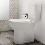 Kit Vaso Sanitário com Caixa Acoplada e Assento Branco Duplo Acionamento 3/6L Saída Vertical Round Roca - Imagem 2