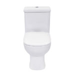 Kit Vaso Sanitário com Caixa Acoplada e Assento Branco Duplo Acionamento 3/6L Saída Vertical Lille Sensea - Imagem 4