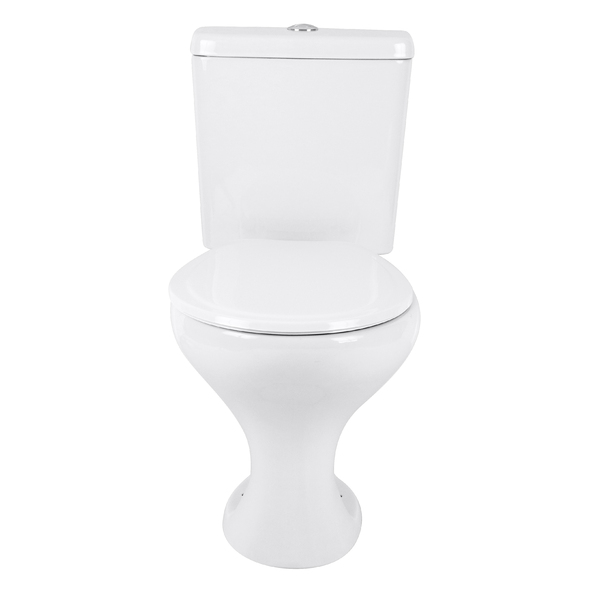 Kit Vaso Sanitário com Caixa Acoplada e Assento Branco Duplo Acionamento 3/6L Saída Vertical Saveiro Celite - Imagem 4