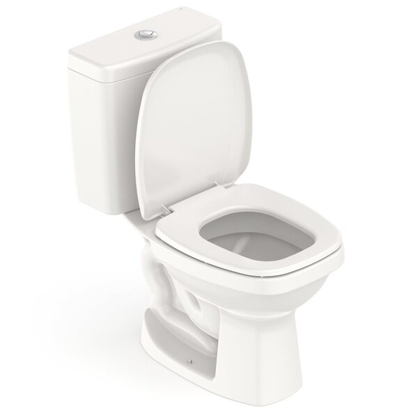 Kit Vaso Sanitário Com Caixa Acoplada E Assento Like Celite Pergamon Brilhante - Imagem 5