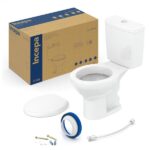 Kit Vaso Sanitário Com Caixa Acoplada E Assento Soft Close Flamingo Incepa Branco Brilhante - Imagem 2