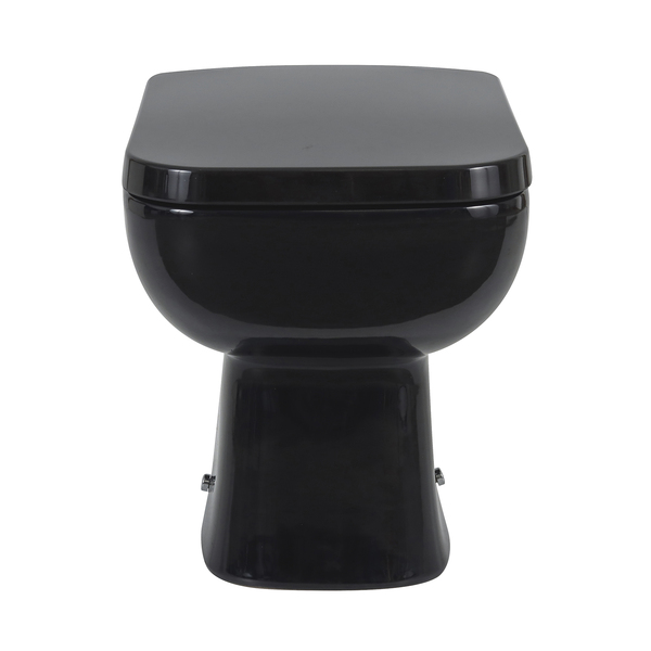 Kit Vaso Sanitário Convencional com Assento Preto Saída Vertical Misti Icasa - Imagem 4