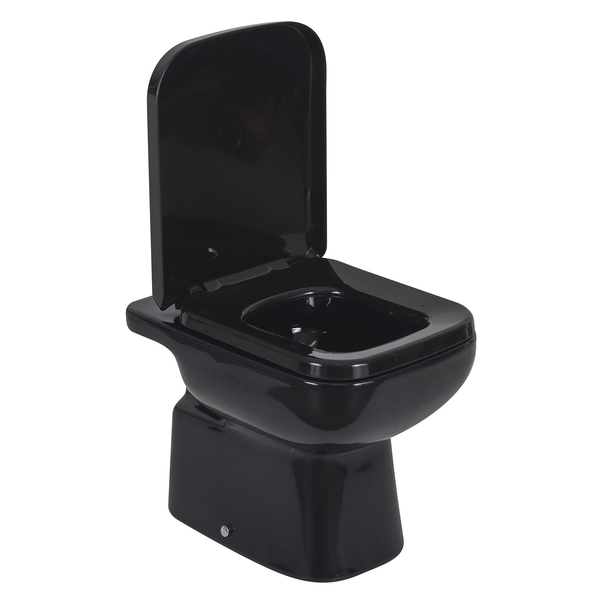Kit Vaso Sanitário Convencional com Assento Preto Saída Vertical Misti Icasa - Imagem 3