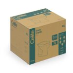 Kit Vaso Sanitário Convencional Com Assento Pp Kids Celite Branco Brilhante - Imagem 7